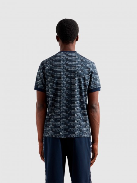 Camiseta Hombre Ea7 Emporio Armani