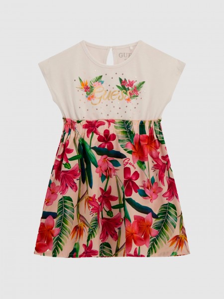 Dress Girl Floral Guess