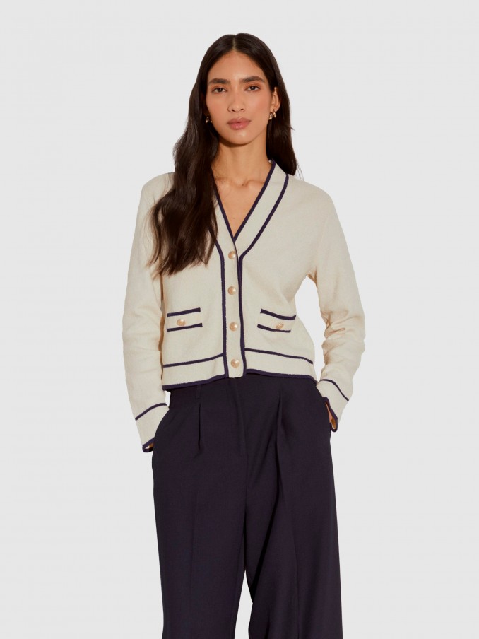 Jacket Woman Cream Lion Of Porches