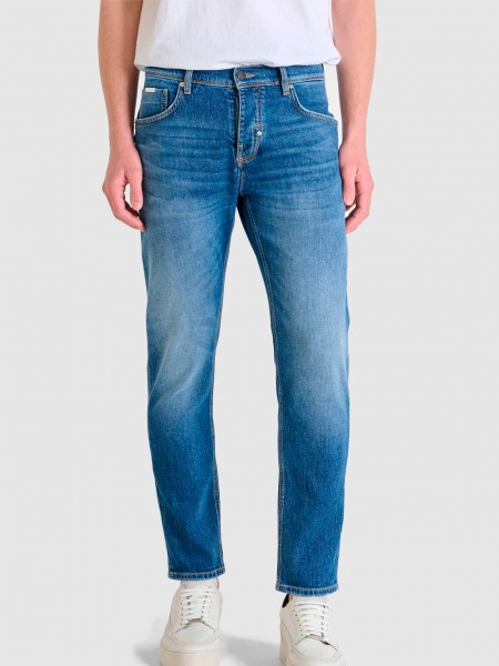 Calca Homem Jeans Argon Slim Blue Denim Antony Morato