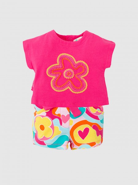 Conjuntos Menina T-Shirt & Short Agatha Ruiz de La Prada
