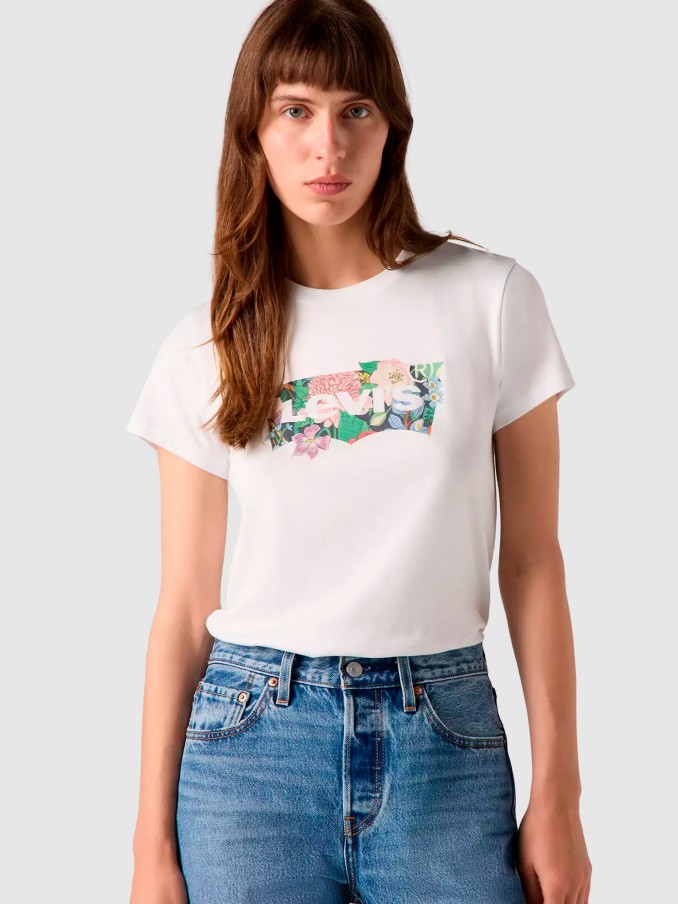 Camiseta Mujer Blanco Levis