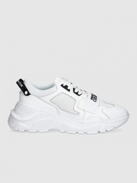 Tenis Hombre Blanco Versace