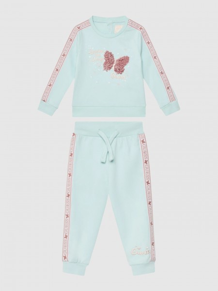 Tracksuit Baby Girl Blue Guess