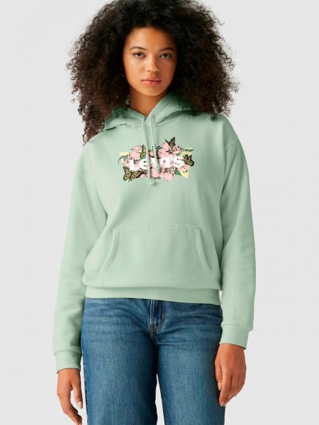Jumper Woman Green Water Levis