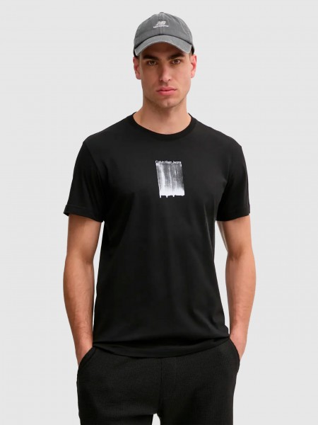 T-Shirt Man Black Calvin Klein
