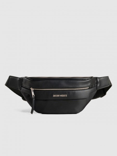 Waist Bag Man Black Antony Morato