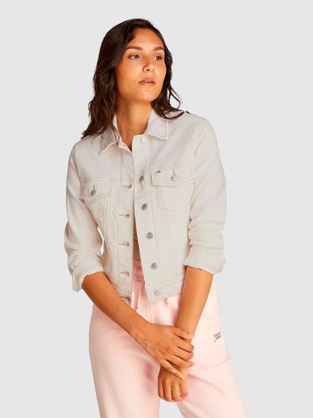 Chaqueta Mujer Blanco Tommy Jeans