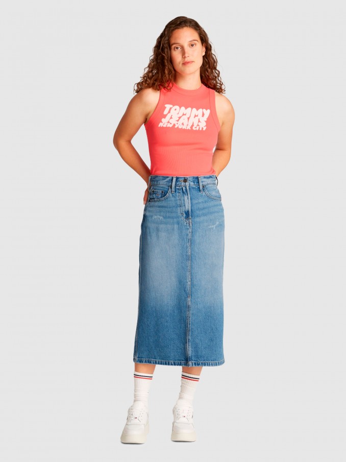 Skirt Woman Jeans Tommy Jeans