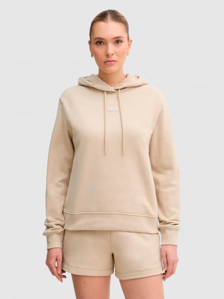 Jersey Mujer Beige Calvin Klein