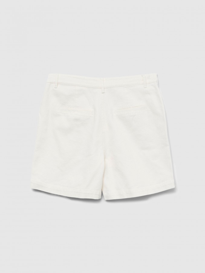 Shorts Woman White Vero Moda