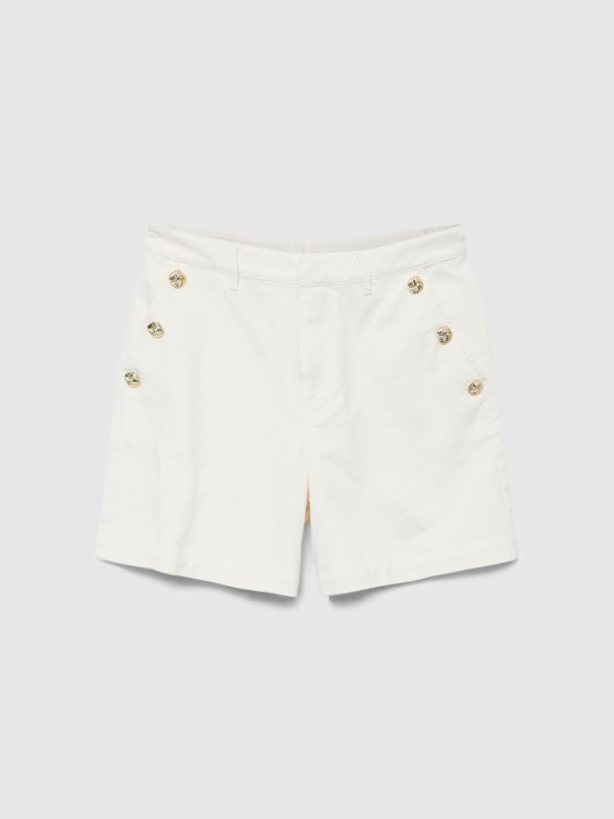 Shorts Woman White Vero Moda