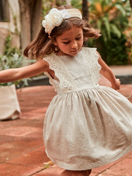 Dress Girl Beige Mayoral