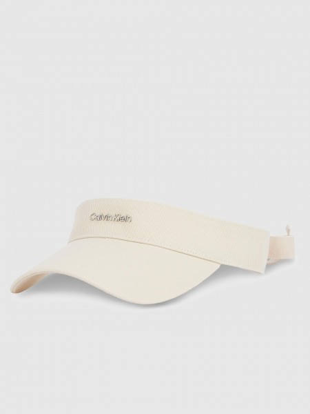 Hats Woman Cream Calvin Klein