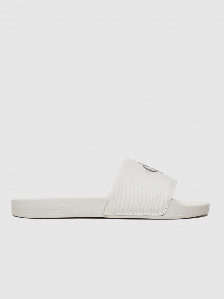 Chinelos Mulher Slide Monogram Wn Calvin Klein Footwear