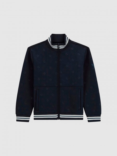Jacket Boy Navy Blue Guess