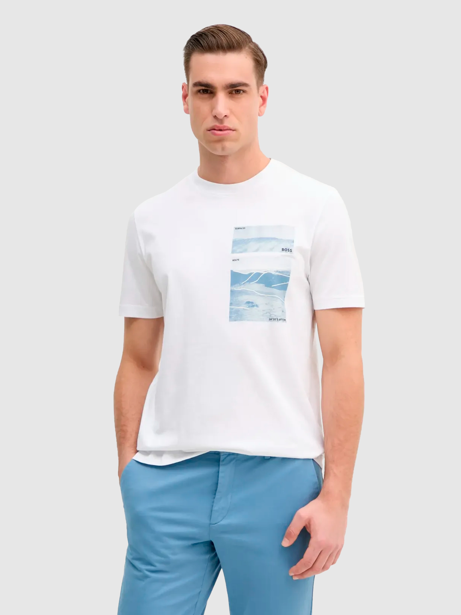 T-Shirt Man Boss Orange