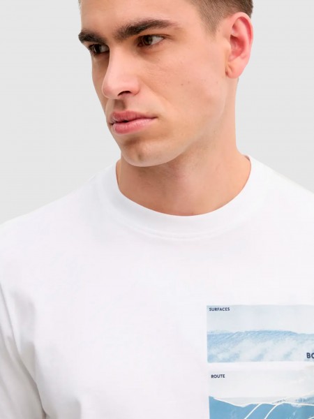 T-Shirt Man Boss Orange