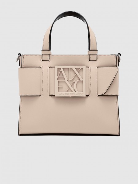 Tote Bags Woman Cream Armani Exchange