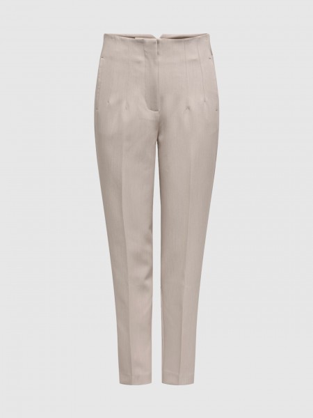 Pants Woman Cream Only