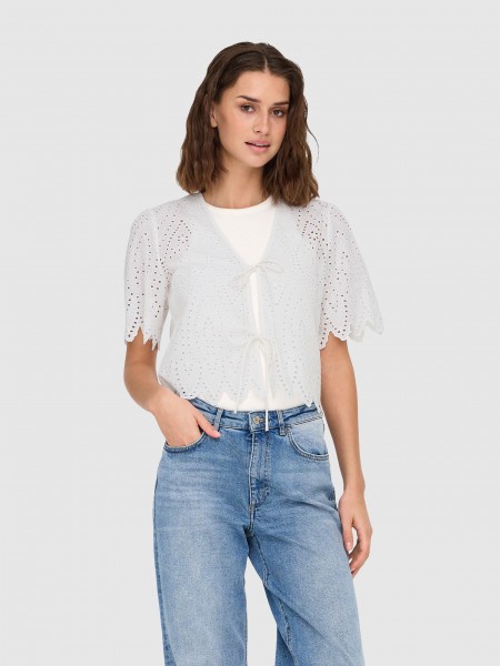 Blusa Mujer Blanco Only