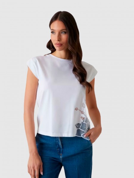 Camiseta Mujer Blanco Marciano