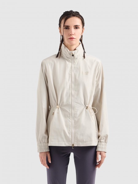 Jacket Woman Beige Ea7 Emporio Armani