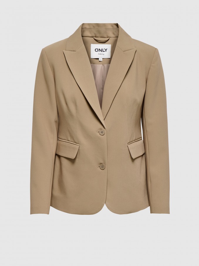 Chaqueta Mujer Beige Only
