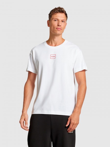 T-Shirt Man White Hugo Boss