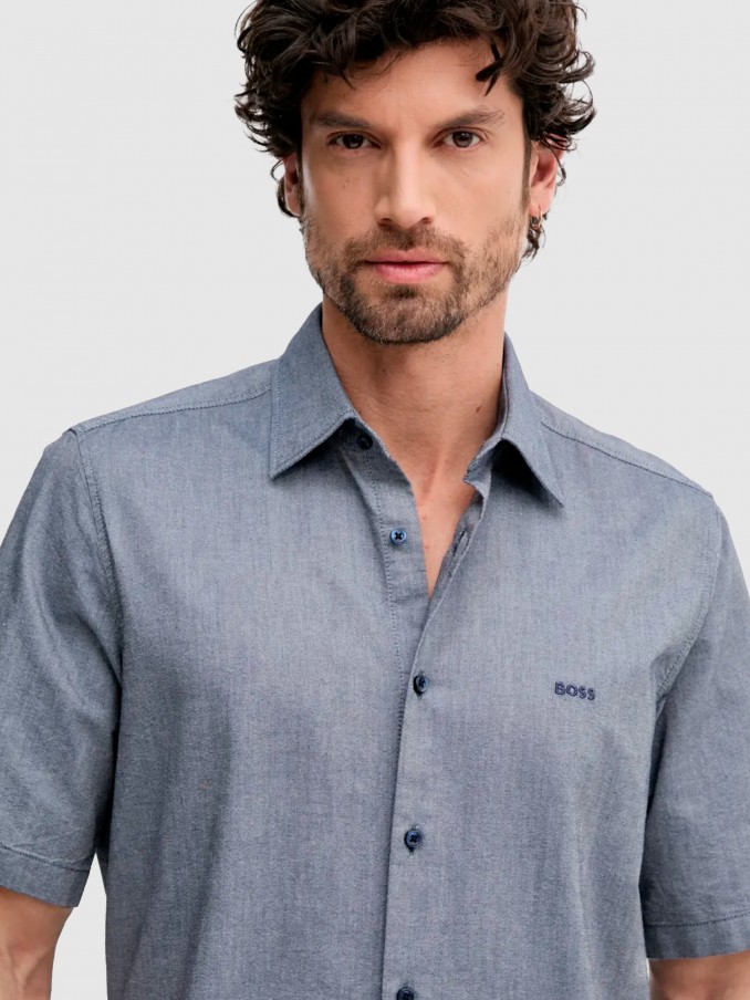 Camisa Hombre Boss Orange