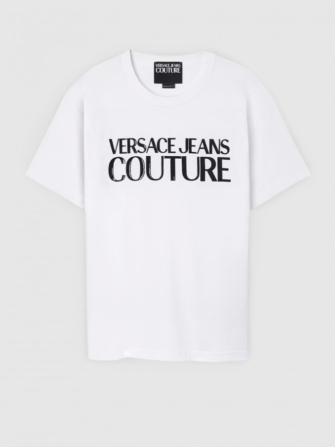 Camiseta Hombre Blanco Versace