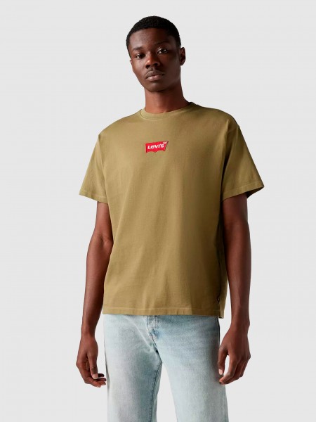 T-Shirt Man Green Levis