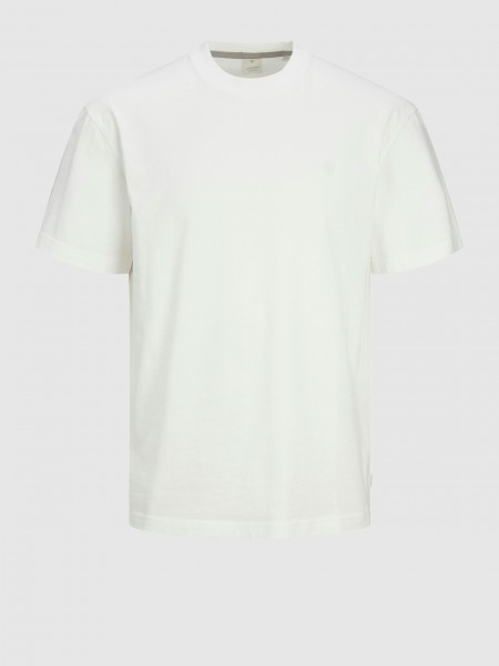 Camiseta Hombre Blanco Jack & Jones