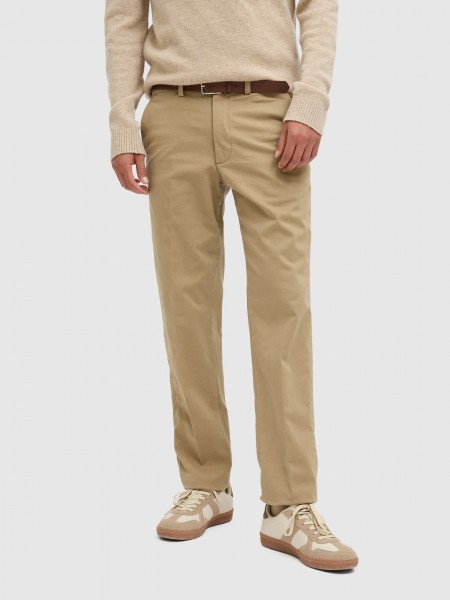 Pantalones Hombre Beige Jack & Jones