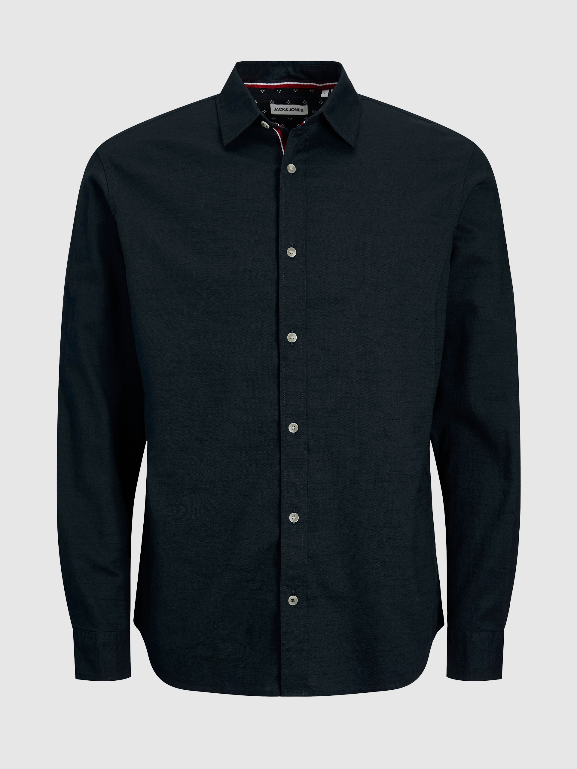 Camisa Hombre Azul Marino Jack & Jones