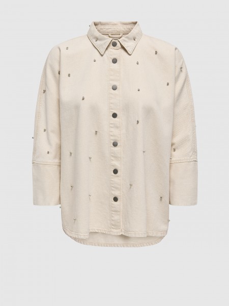 Shirt Woman Beige Only