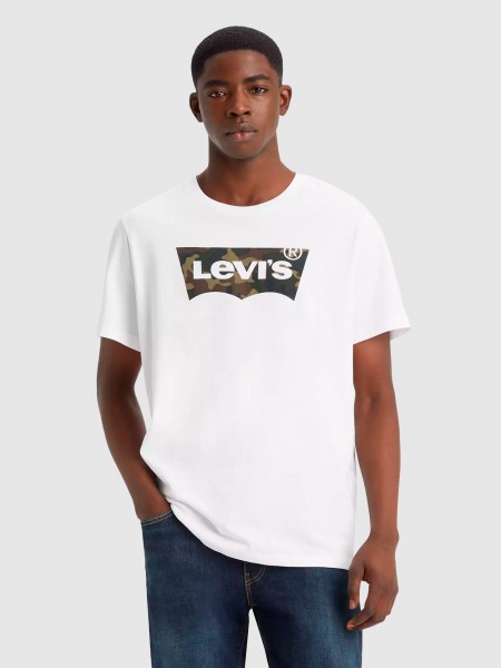 T-Shirt Man White Levis