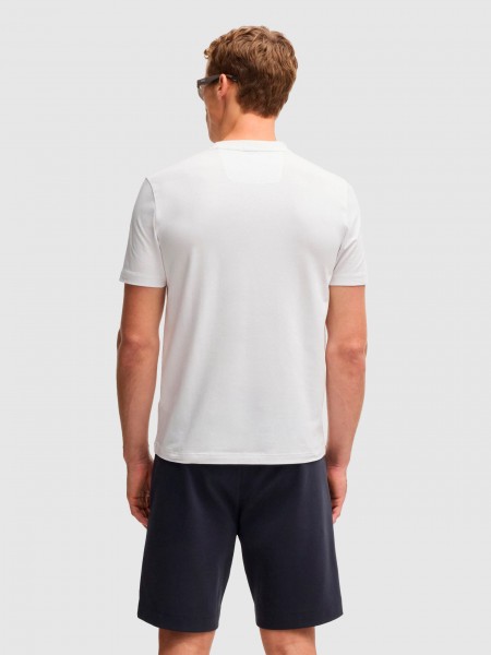 T-Shirt Homem Boss Green