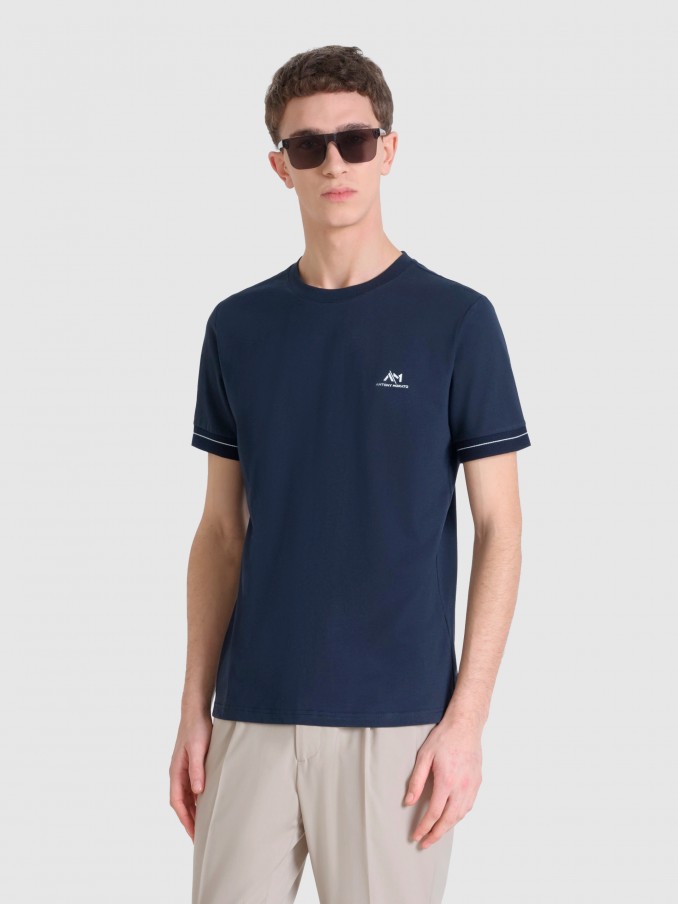 Camiseta Hombre Azul Marino Antony Morato