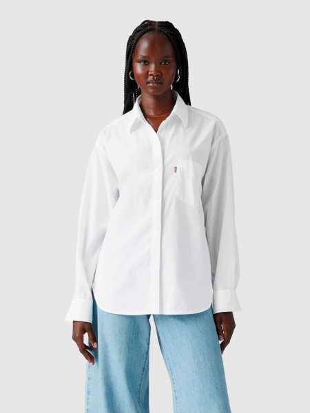 Camisa Mujer Blanco Levis Camisa Mujer Blanco Levis