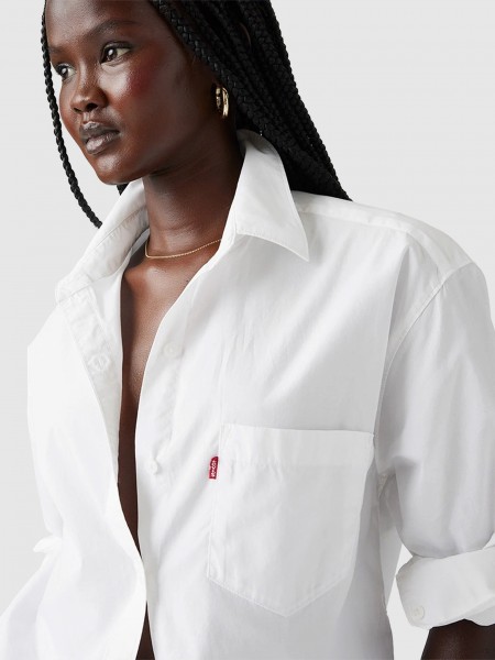 Camisa Mujer Blanco Levis Camisa Mujer Blanco Levis