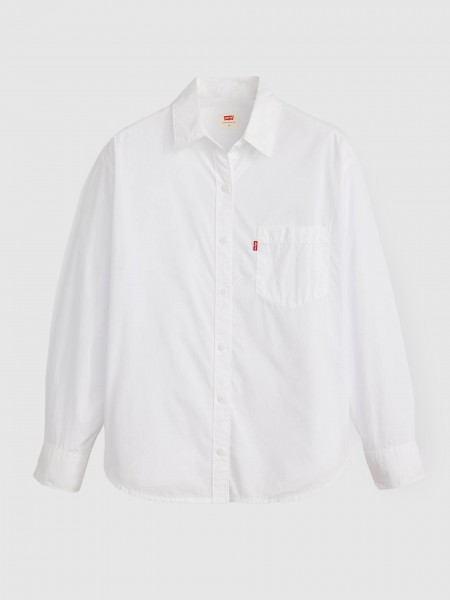 Camisa Mujer Blanco Levis Camisa Mujer Blanco Levis