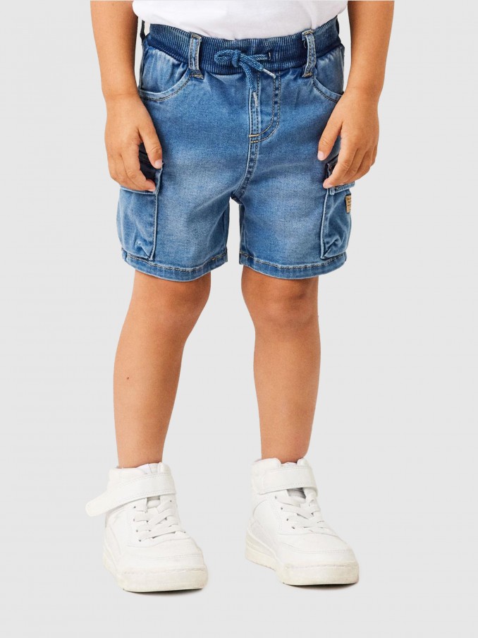 Calcao Menino Nmmben Baggy Dnm L Shorts 8610-To Noos Name It