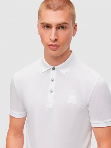 Polo Shirt Man Boss Orange