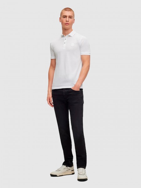 Polo Shirt Man Boss Orange