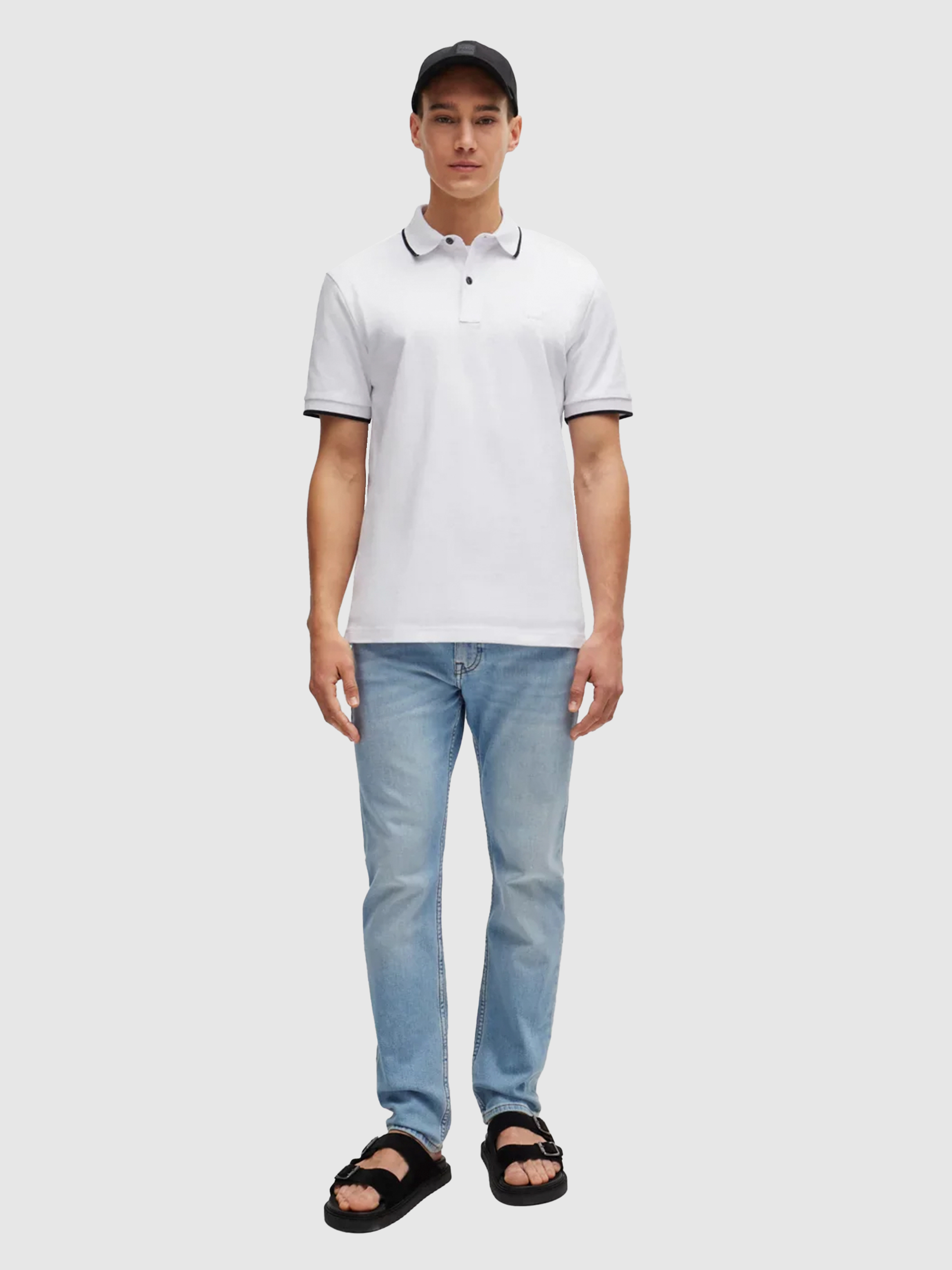 Polo Shirt Man Boss Orange