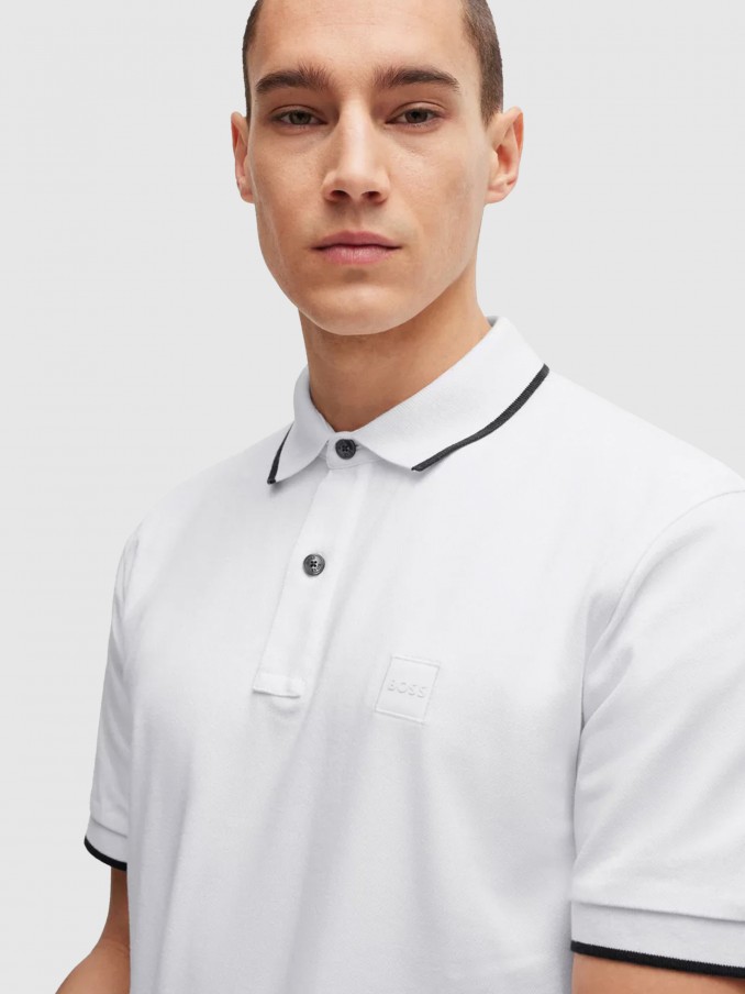 Polo Shirt Man Boss Orange