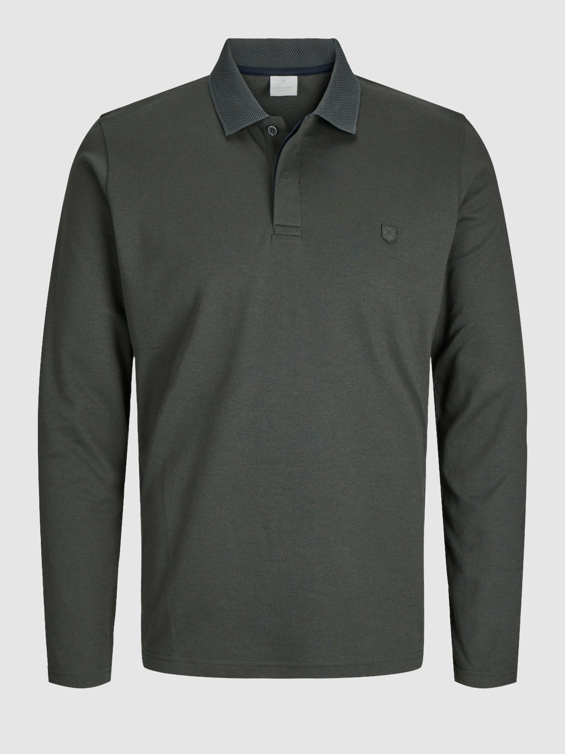 Polo Hombre Verde Oscuro Jack & Jones