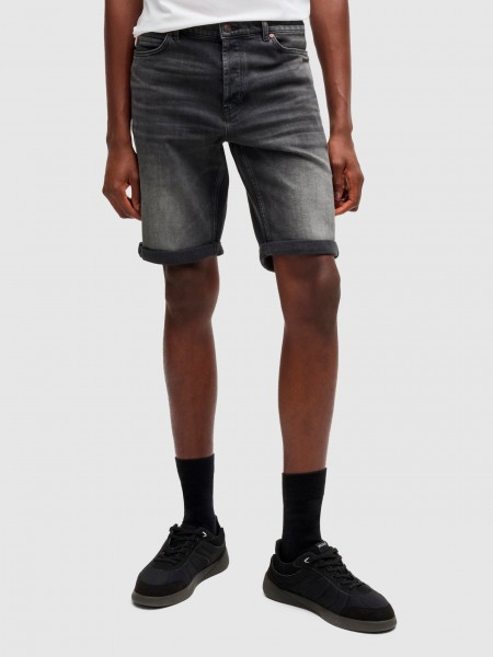 Shorts Man Black Hugo Boss