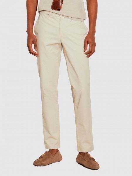 Pants Man Beige Lion Of Porches